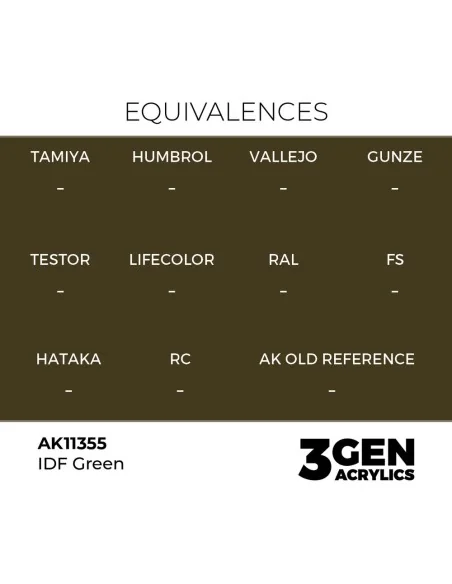 IDF Green - AK Interactive AK11355