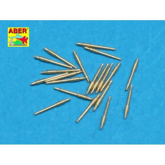 20 pcs 40 mm Bofors Mk.1 barrels, 1/350 - Aber Models RE-350 L21