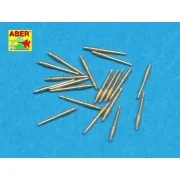 20 pcs 40 mm Bofors Mk.1 barrels - Aber Models RE-350 L21