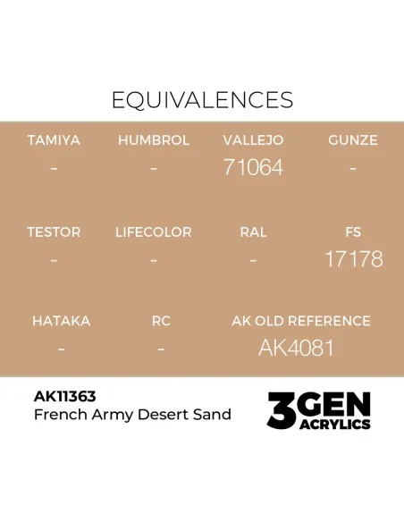 French Army Desert Sand - AK Interactive AK11363