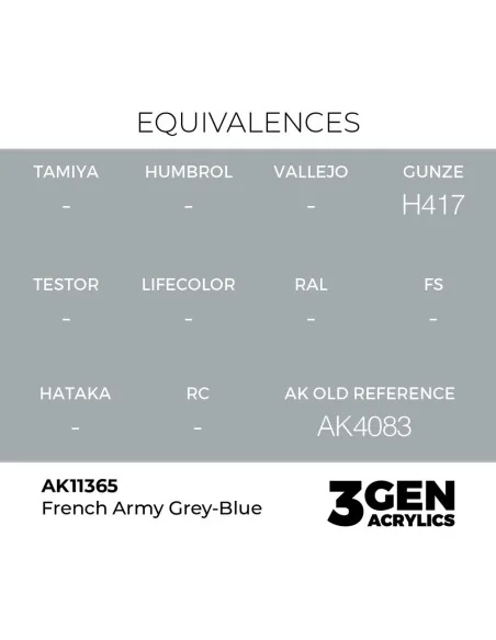 French Army Grey-Blue - AK Interactive AK11365
