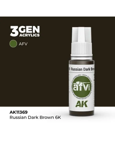 [NO_DESC] Russian Dark Brown 6K - AK Interactive AK11369