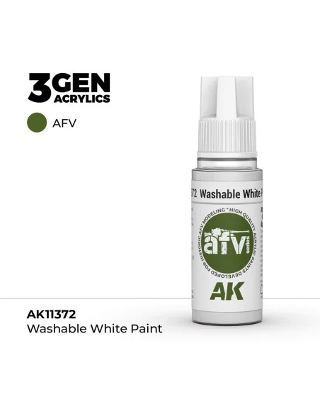 Washable White Paint - AK Interactive AK11372