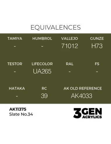 Slate No.34 - AK Interactive AK11375