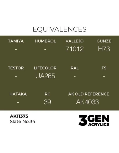 Slate No.34 - AK Interactive AK11375