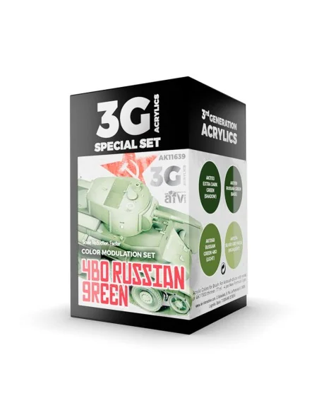 MODULATION 4BO RUSSIAN GREEN 3G - AK Interactive AK11639
