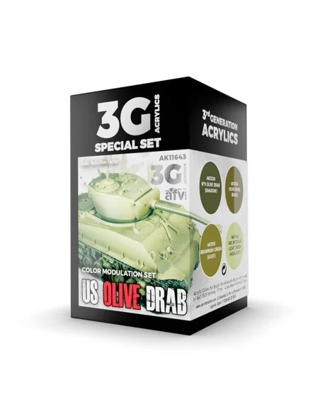 [NO_DESC] MODULATION US OLIVE DRAB 3G - AK Interactive AK11643