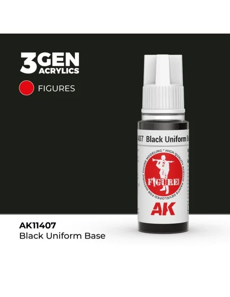 Black Uniform Base - AK Interactive AK11407
