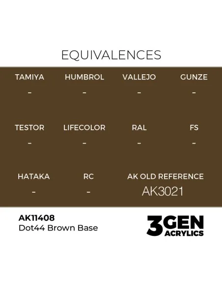 Dot44 Brown Base - AK Interactive AK11408
