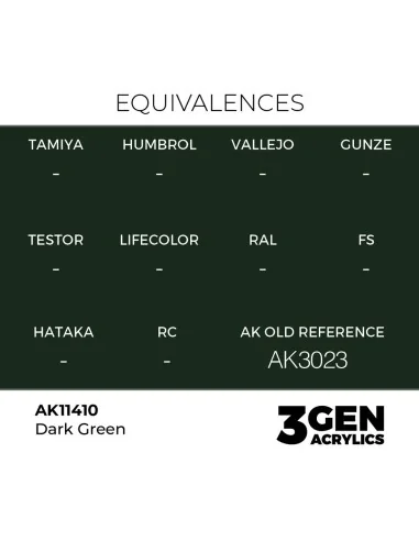 Dark Green - AK Interactive AK11410