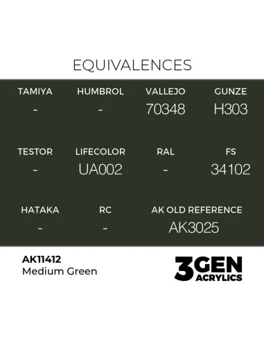 [NO_DESC] Medium Green - AK Interactive AK11412