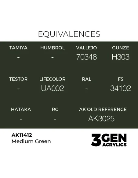 Medium Green - AK Interactive AK11412
