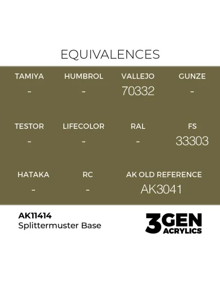 [NO_DESC] Splittermuster Base - AK Interactive AK11414