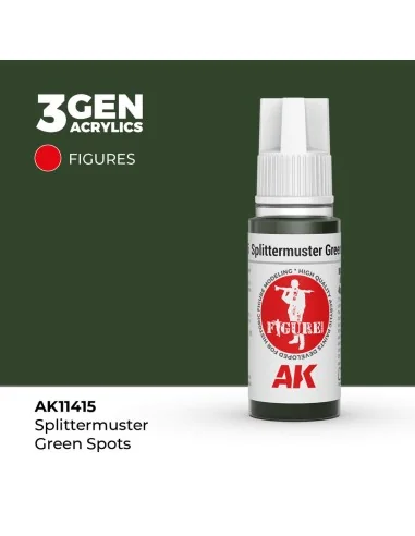 Splittermuster Green Spots - AK Interactive AK11415