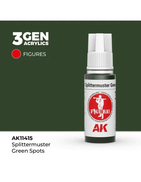 Splittermuster Green Spots - AK Interactive AK11415