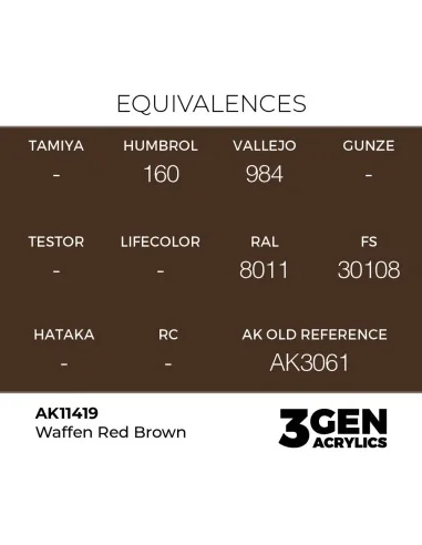 Waffen Red Brown - AK Interactive AK11419