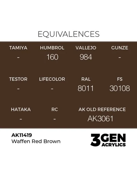 Waffen Red Brown - AK Interactive AK11419