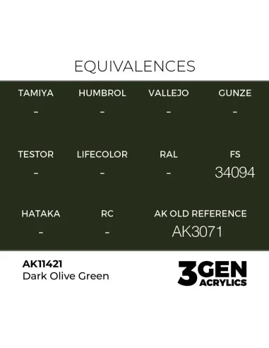 Dark Olive Green - AK Interactive AK11421