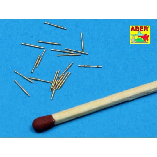 20 pcs 25 mm type 96 barrels for Japan ships, 1/350 - Aber Models R...