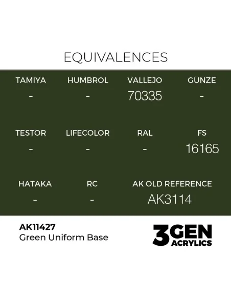 Green Uniform Base - AK Interactive AK11427