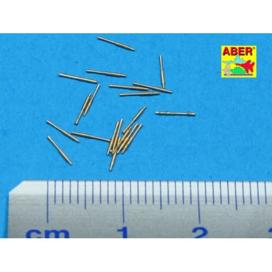 20 pcs 25 mm type 96 barrels for Japan ships - Aber Models RE-350 L23