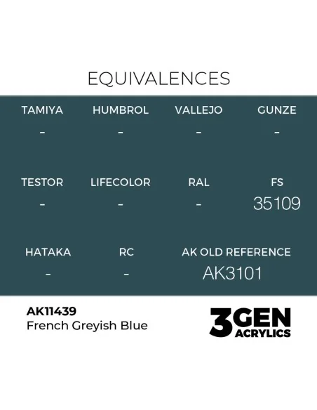 French Greyish Blue - AK Interactive AK11439