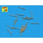 20 pcs 25 mm type 96 barrels for Japan ships, 1/350 - Aber Models R...