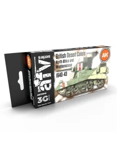 BRITISH DESERT COLOURS 3G - AK Interactive AK11646