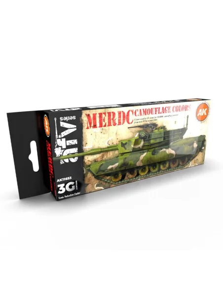MERDC CAMOUFLAGE COLORS 3G - AK Interactive AK11653