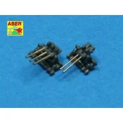20 pcs 25 mm type 96 barrels for Japan ships, 1/350 - Aber Models R...