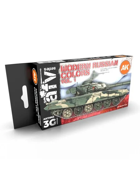 [NO_DESC] MODERN RUSSIAN COLOURS VOL 1 3G - AK Interactive AK11662