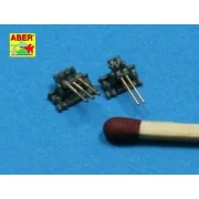 20 pcs 25 mm type 96 barrels for Japan ships, 1/350 - Aber Models R...