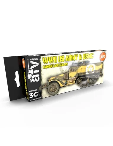 US.ARMY & USMC CAMOUFLAGE COLORS 3G - AK Interactive AK11668