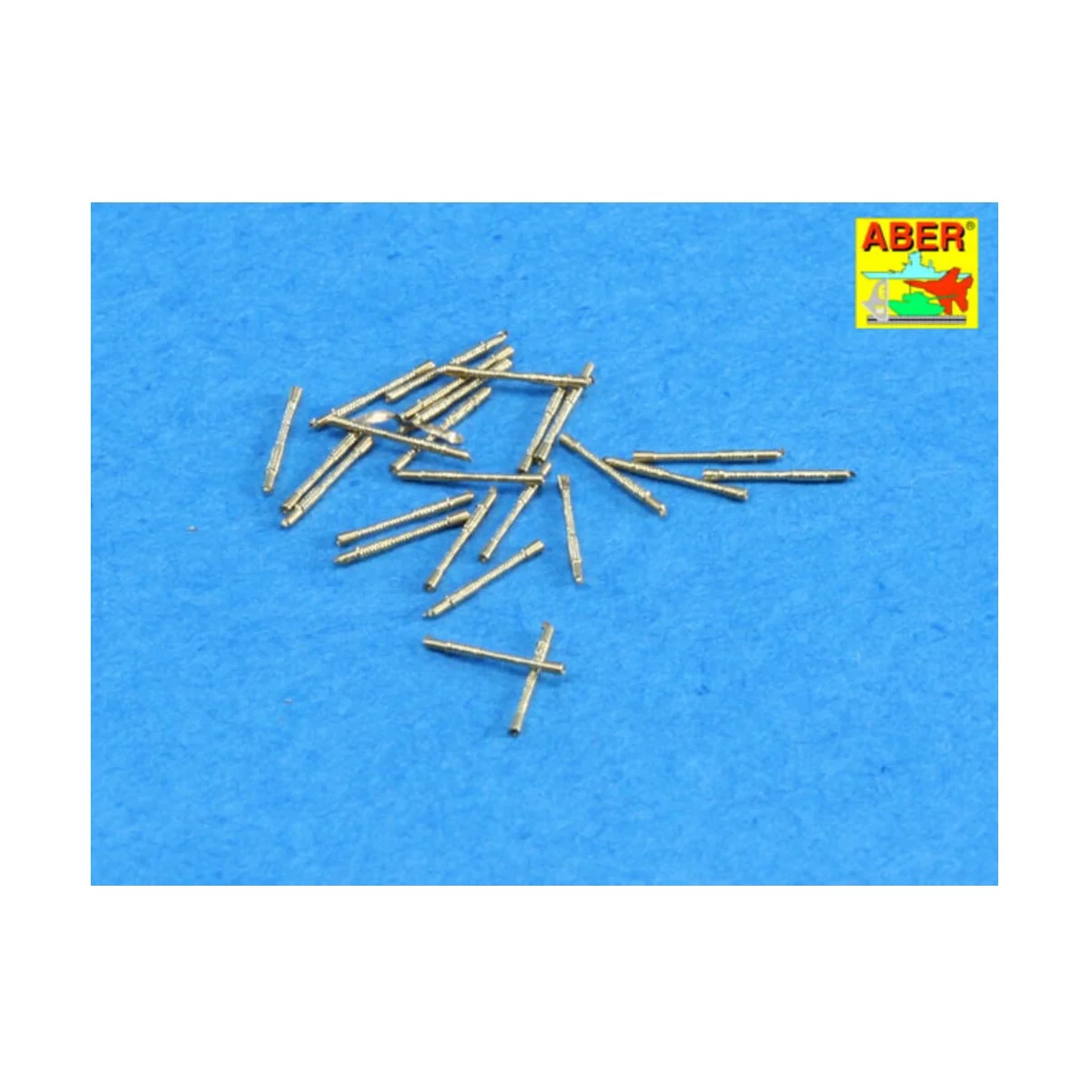 Set of 20 pcs 13 mm type 93 A/A barrels, 1/350 - Aber Models RE-350... Set of 20 pcs 13 mm type 93 A/A barrels, 1/350 - Aber Models RE-350...