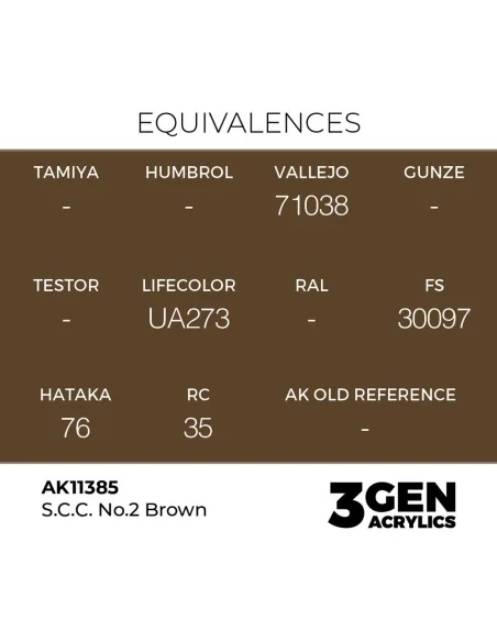 S.C.C. No.2 Brown - AK Interactive AK11385