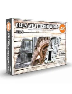 OLD & WEATHERED WOOD VOL2 - AK Interactive AK11674