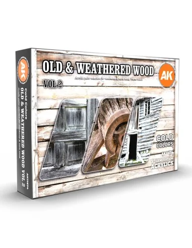 OLD & WEATHERED WOOD VOL2 - AK Interactive AK11674
