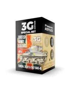 BRITISH ARMY COLORS TUNISIA, SICILY & ITALY 1943-45 - AK Interactiv...