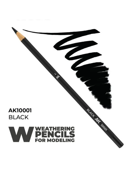 Watercolor Pencil Black - AK Interactive AK10001