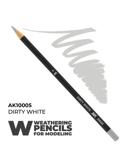 Watercolor Pencil Dirty White - AK Interactive AK10005