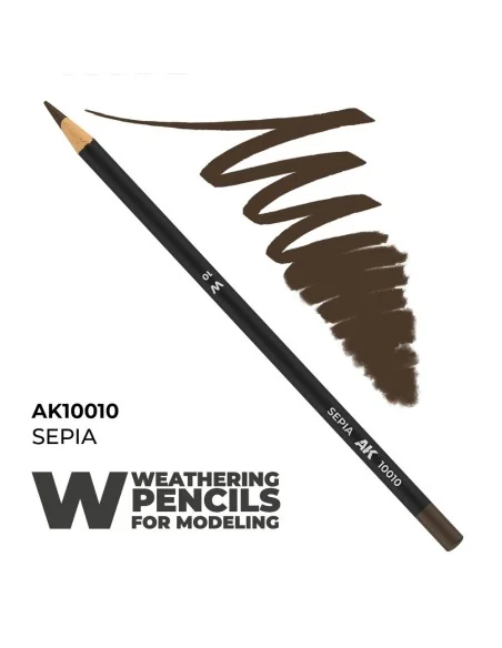 Watercolor Pencil Sepia - AK Interactive AK10010