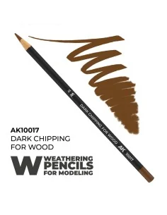 Watercolor Pencil Dark Chipping for wood - AK Interactive AK10017