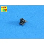 Set of 20 pcs 13 mm type 93 A/A barrels, 1/350 - Aber Models RE-350... Set of 20 pcs 13 mm type 93 A/A barrels, 1/350 - Aber Models RE-350...