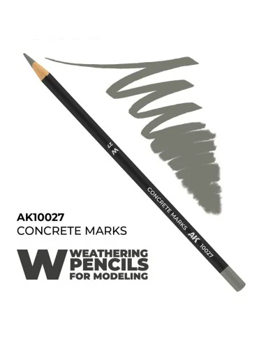 Watercolor Pencil Concrete Marks - AK Interactive AK10027