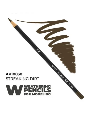 Watercolor Pencil Streaking Dirt - AK Interactive AK10030