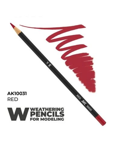 [NO_DESC] Watercolor Pencil Red - AK Interactive AK10031