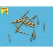 Set of 20 pcs 28 mm (1, 1in)barrels for US Navy, 1/350 - Aber Model...