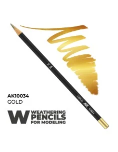 Watercolor Pencil Gold - AK Interactive AK10034