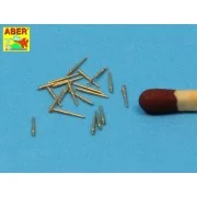 Set of 20 pcs 28 mm (1, 1in)barrels for US Navy, 1/350 - Aber Model...