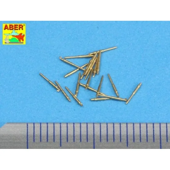 Set of 20 pcs 28 mm (1, 1in)barrels for US Navy, 1/350 - Aber Model...